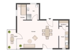Grundriss - Klein, modern, perfekt für deinen Start